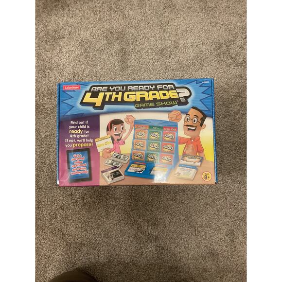 New in Box Lakeshore "Are you Ready for 4th Grade" Game Show Board Game - Picture 1 of 4
